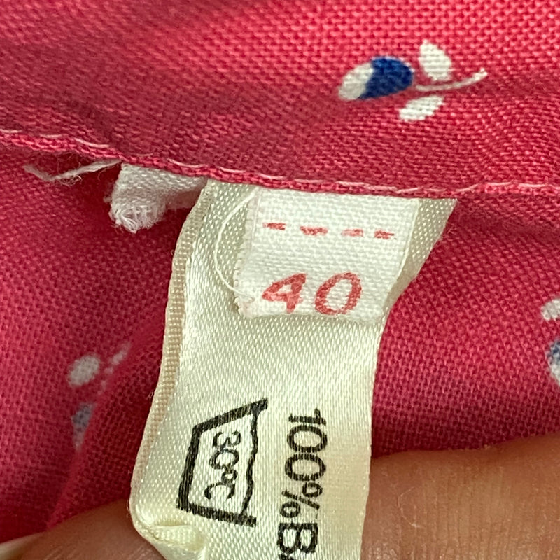 Dirndl-Schürze Damen Größe 40 – Rosa, Baumwolle, Blumenmuster, vintage