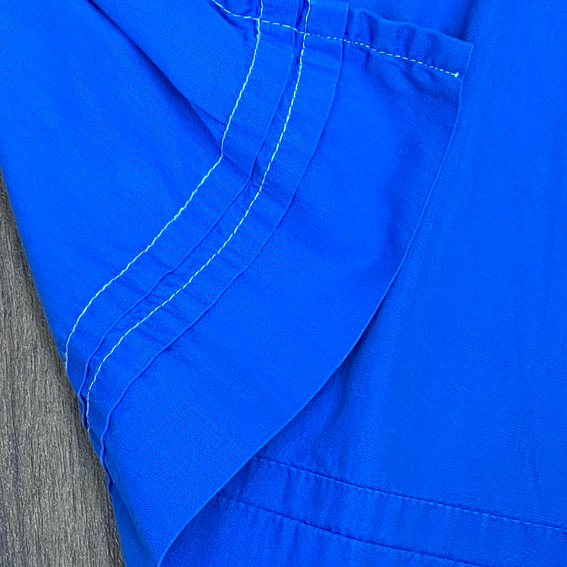 Dirndl-Schürze Damen – Blau, Baumwoll-Mischgewebe, 50 cm, vintage