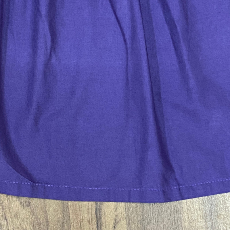 Dirndl-Schürze Damen – Lila, 51 cm, Baumwolle, uni, vintage