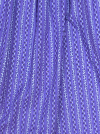 Dirndl-Schürze Damen – Flieder, weiße Ranken, 57 cm, Baumwolle, vintage