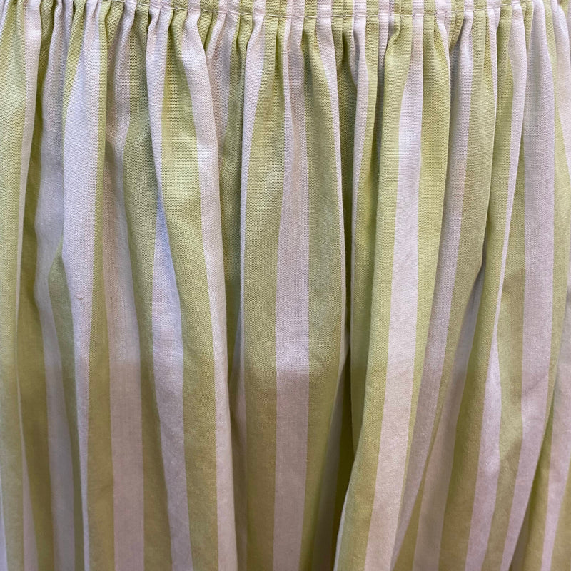 „dirndl schürze vintage hellgrün weiß muster baumwolle“