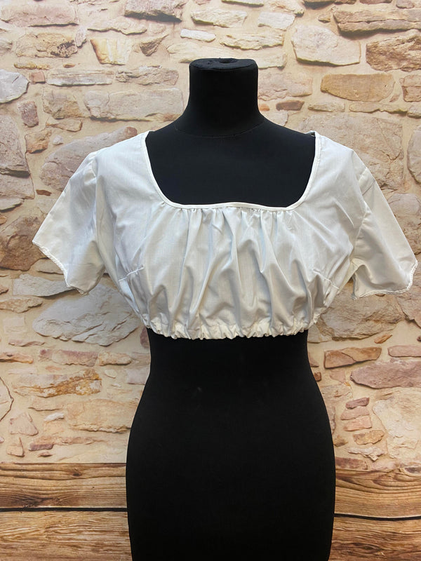 Vintage Dirndl Gr. 38 - Dunkelblau mit Blumenstickerei & rosa Schürze, Ansicht 7