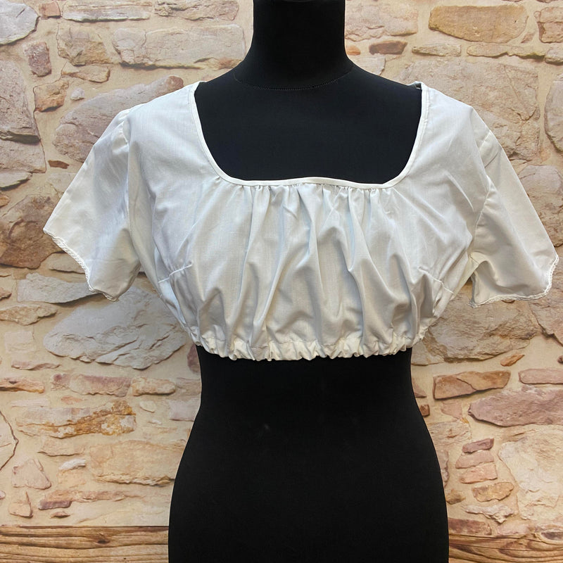 Vintage Dirndl Gr. 38 - Dunkelblau mit Blumenstickerei & rosa Schürze, Ansicht 7