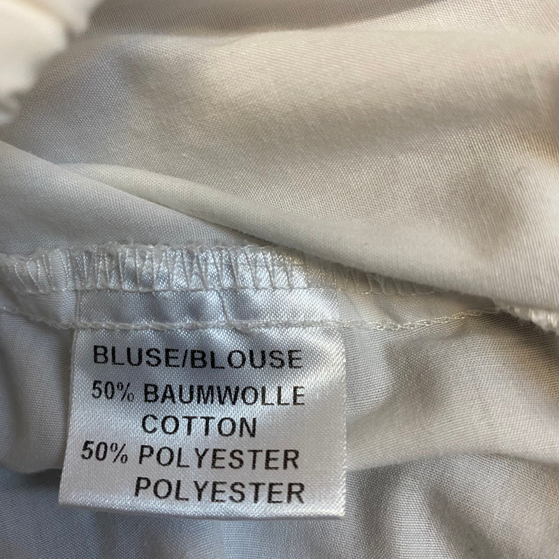 Vintage Dirndl Gr. 40 dunkelblau mit Rosenstickerei, Bluse & rosa Schürze