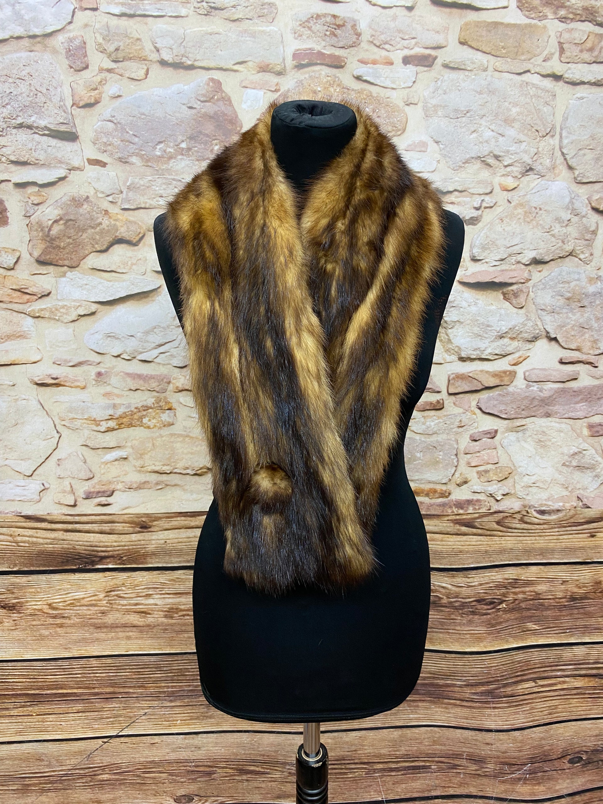 Fox Echtpelz Kragen Grau Fellkragen Aus Fuchsfell Echt Pelz Grau