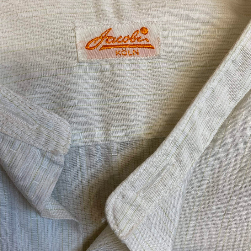 Vintage Herrenhemd mit Stehkragen & abnehmbaren Kragen – Gr. 41