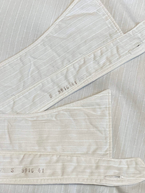 Vintage Herrenhemd mit Stehkragen & abnehmbaren Kragen – Gr. 41