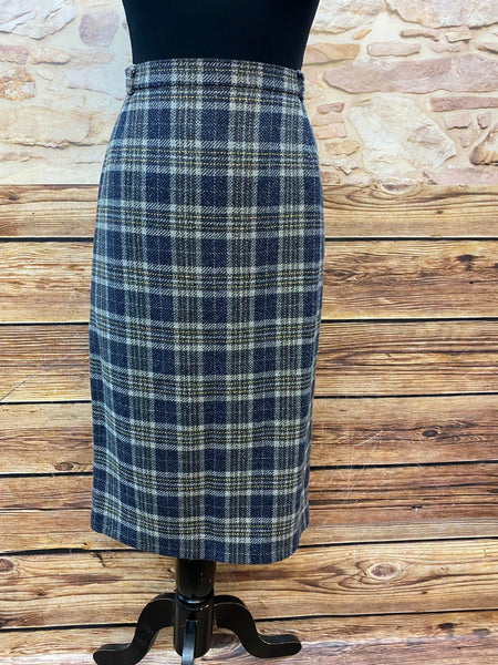 „Vintage Glencheck Rock Schneberger kariert Wolle Damen Größe 42“