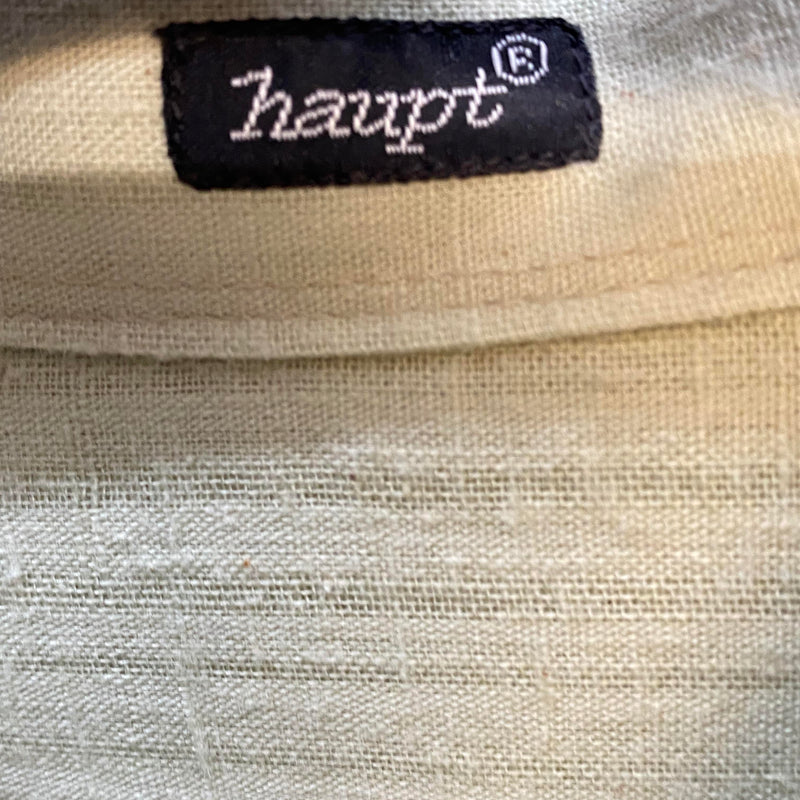 „Vintage Hemd Herren grün Etikett Haupt Marke Detail“