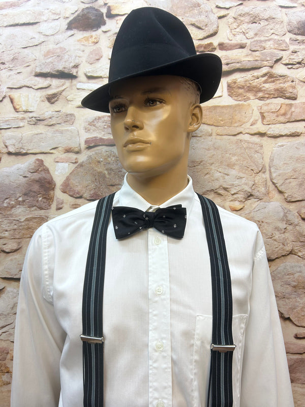 Vintage Anzug-Komplettset Herren Gr. 56 – Stilvolles Unikat mit Hut, Hosenträgern & Accessoires