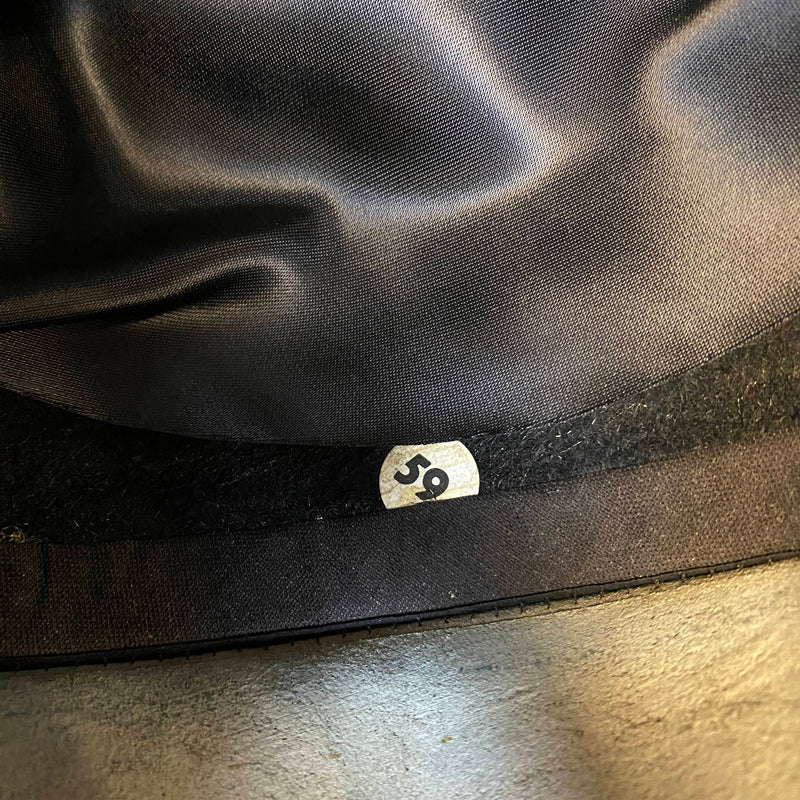 Schwarzer Vintage Fedora Westbury Gr. 59