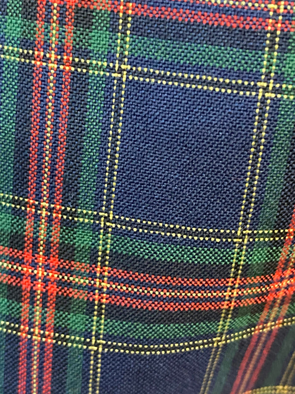 „Detail Tartan Karomuster Vintage Herrenhose 80er Jahre Retro Hose“