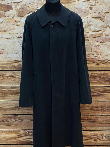„Vintage Herrenmantel schwarz von Hansen Das Herrenhaus – Wool & Cashmere“