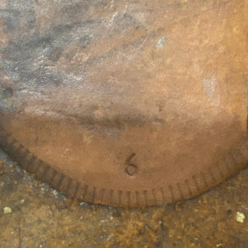 Größenprägung auf der Sohle – zweifarbige braune Brogues