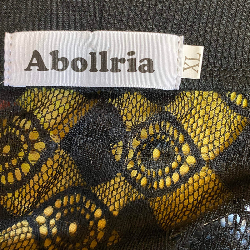 Vintage Spitzen Bolero schwarz Gr. XL kurze Jacke elegant Abendgarderobe, Ansicht 4