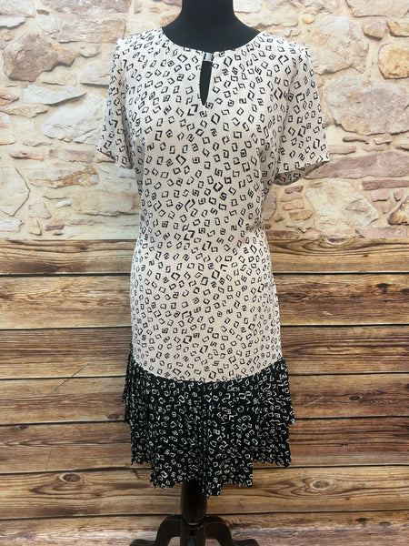 Vintage Kleid 20er Jahre Stil vorne, Gr. 38