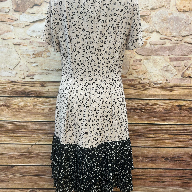 Vintage Kleid 20er Jahre Stil hinten, Gr. 38