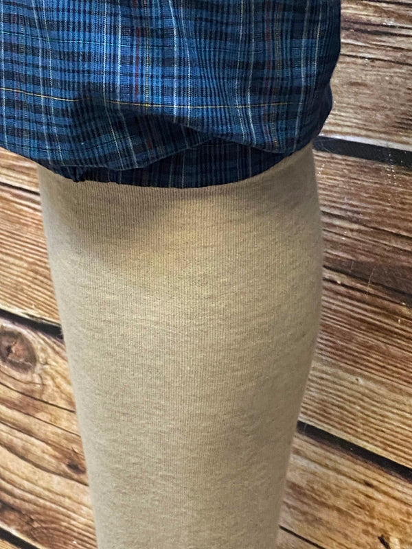 Beinabschluss der karierten Vintage-Knickerbocker