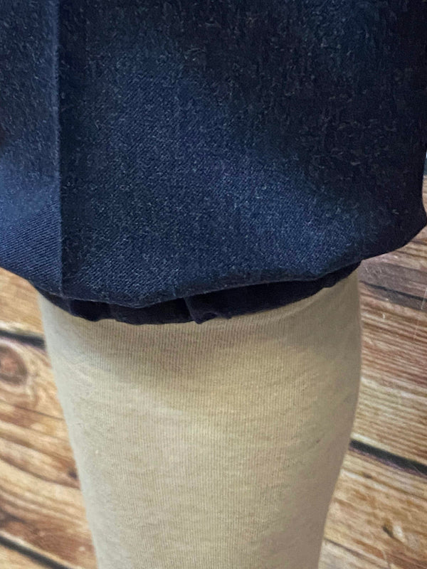 „Seitenansicht Vintage Knickerbocker Schurwolle-Mix mit Beinabschluss“