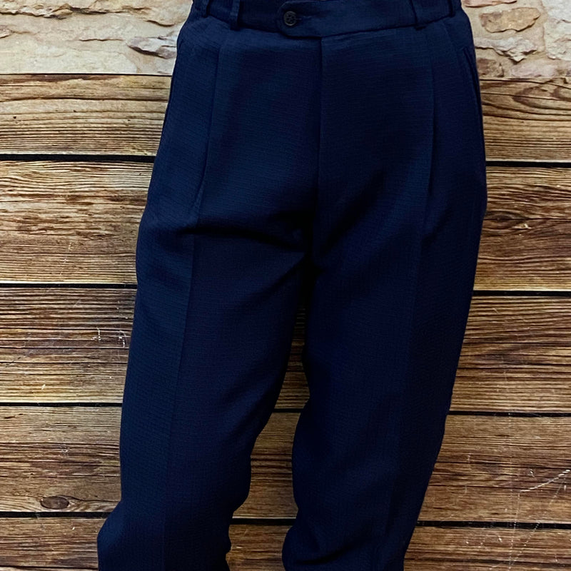 Vintage Knickerbocker Hose in Dunkelblau, Gr. 48, Heidemann, Wollmischung, 20er-Jahre-Stil