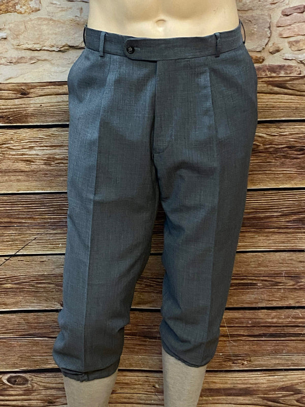 Vintage Knickerbocker Hose Herren Größe 50 grau Schurwolle sehr guter Zustand