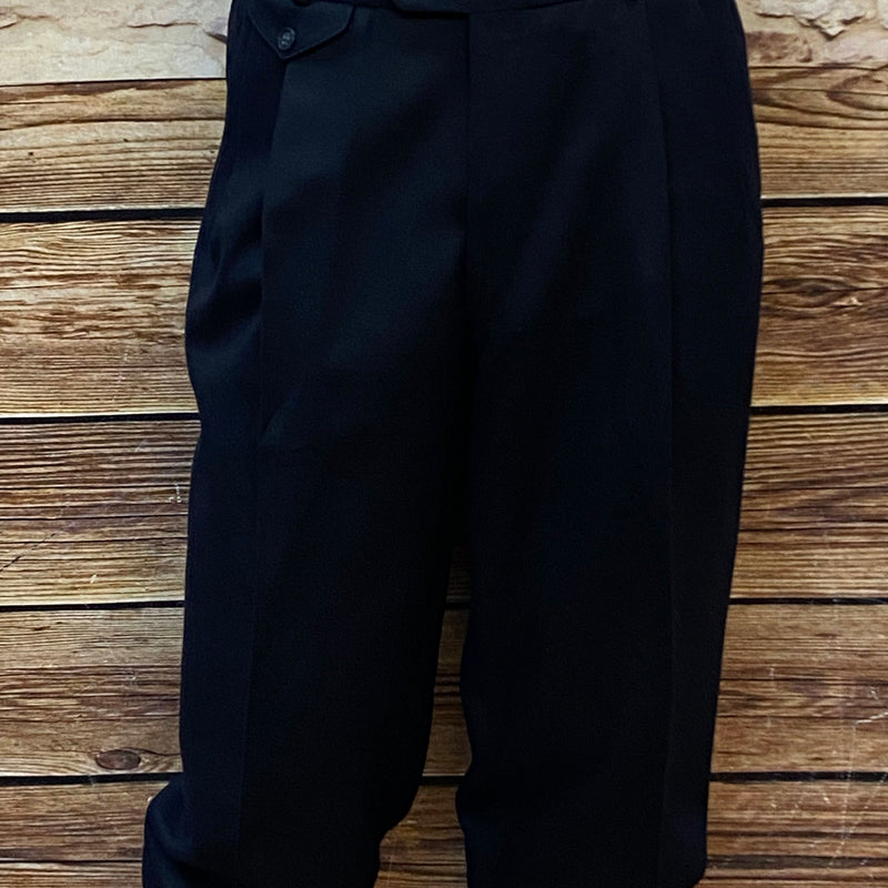 „Vintage Knickerbocker Hose Herren schwarz 20er Jahre Stil Frontansicht“