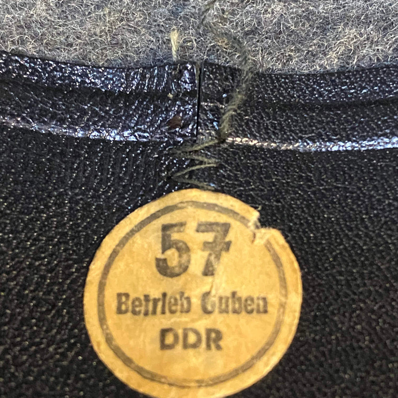 Vintage Herren Hut grau Gr. 57 DDR