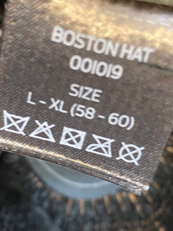 „Etikett eines Chillouts Bostonhat Herren Huts in Größe L XL 58 bis 60“