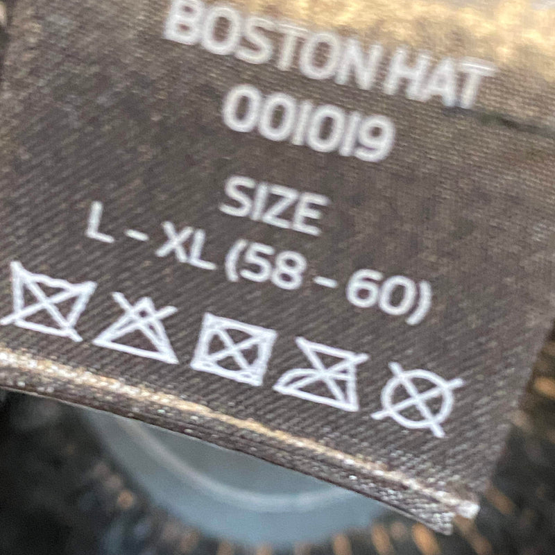 „Etikett eines Chillouts Bostonhat Herren Huts in Größe L XL 58 bis 60“
