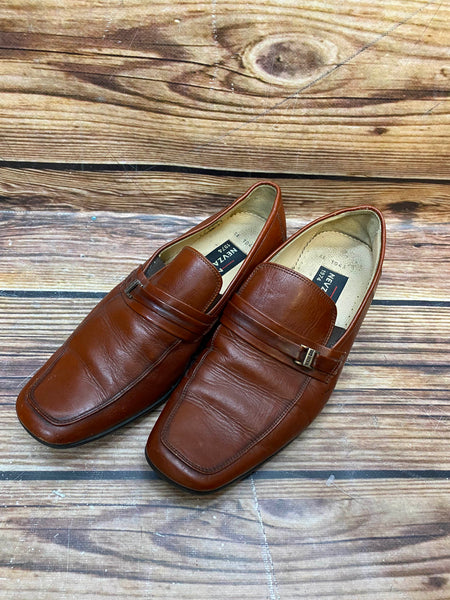 Vintage Leder Loafer Herren braun Größe 40 von Nevzat Özel