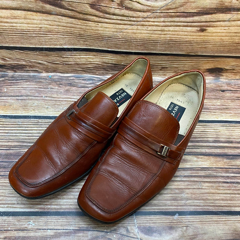 Vintage Leder Loafer Herren braun Größe 40 von Nevzat Özel