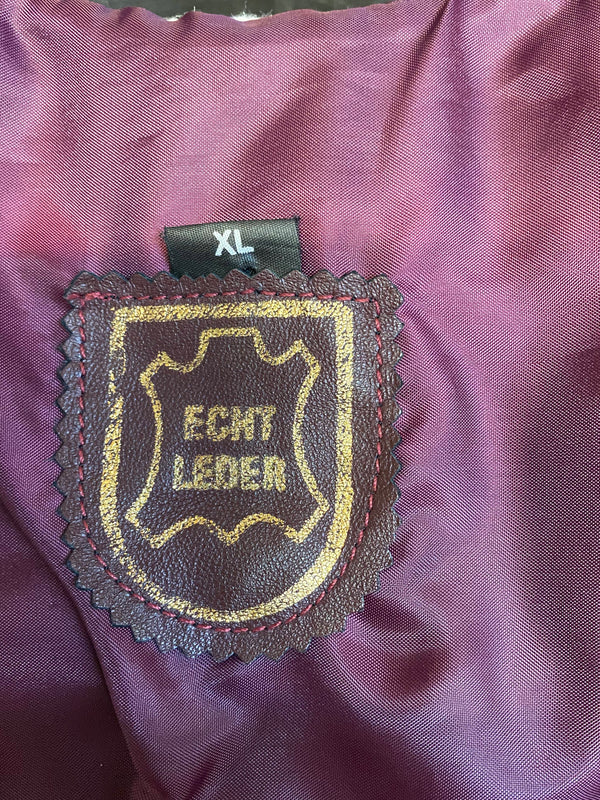 Vintage Herren Weste aus Lammleder Gr. XL