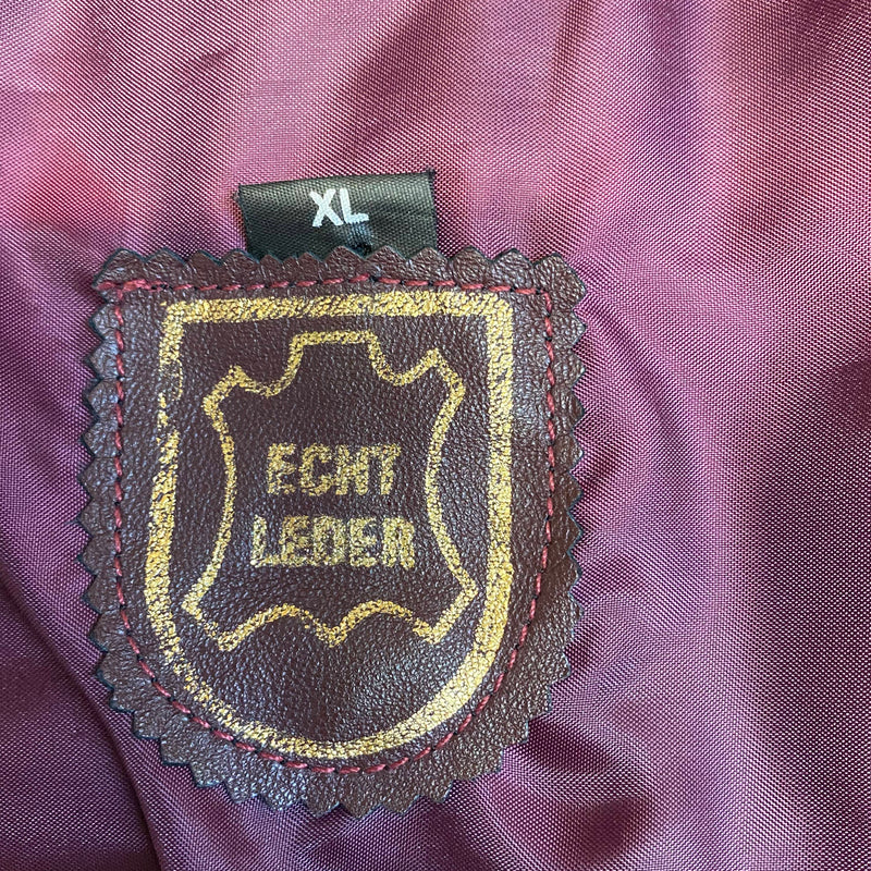 Vintage Herren Weste aus Lammleder Gr. XL