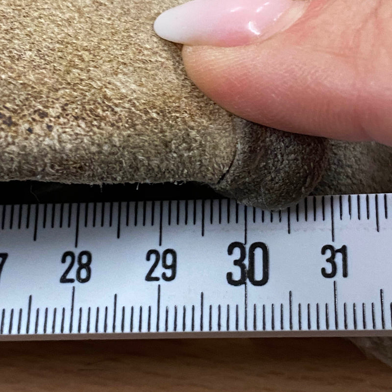 Kurze Lederhose 60er Doppelzipp Eichenlaub grau Bayern Rothenburg Unikat