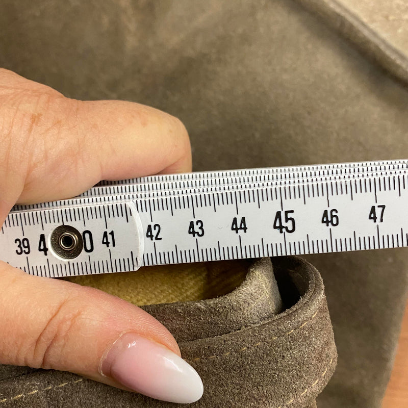 Kurze Lederhose 60er Doppelzipp Eichenlaub grau Bayern Rothenburg Unikat