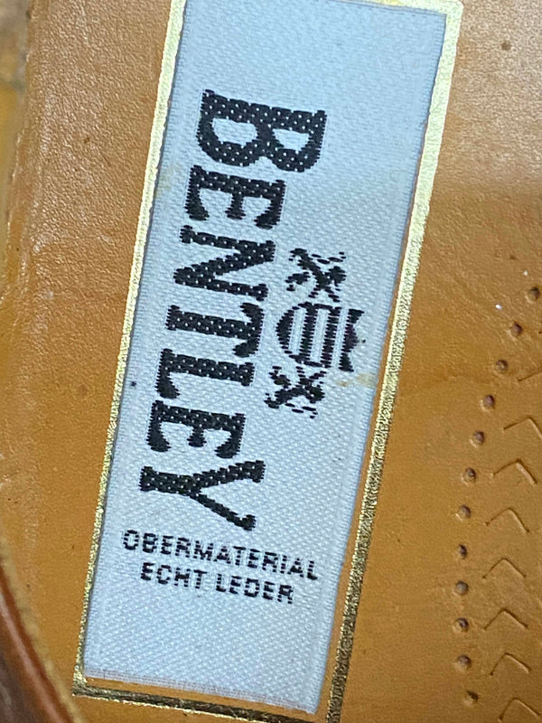 Innenetikett Bentley Echt Leder Designed in Italy