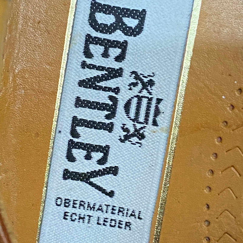 Innenetikett Bentley Echt Leder Designed in Italy