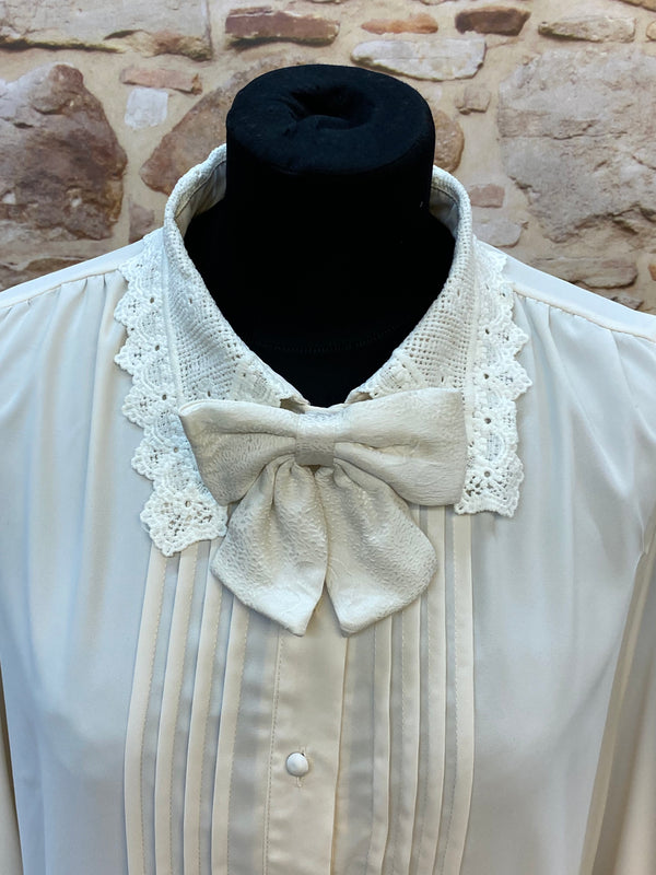 Damen Vintage Kostüm Gr. 46 im Edwardian-/Oldtimer-Stil mit Karorock, Bluse und Strohhut, Ansicht 6