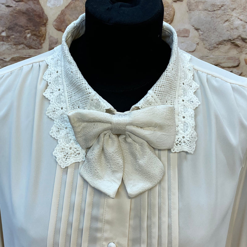 Damen Vintage Kostüm Gr. 46 im Edwardian-/Oldtimer-Stil mit Karorock, Bluse und Strohhut, Ansicht 6