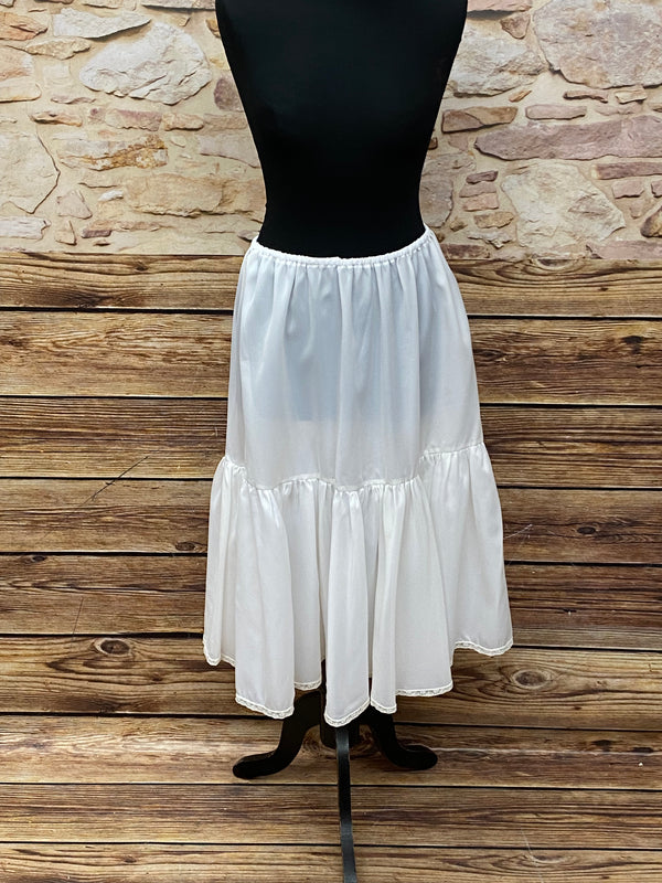 „Vintage Petticoat weiß lang 50er Jahre Unterrock Größe 36 40“