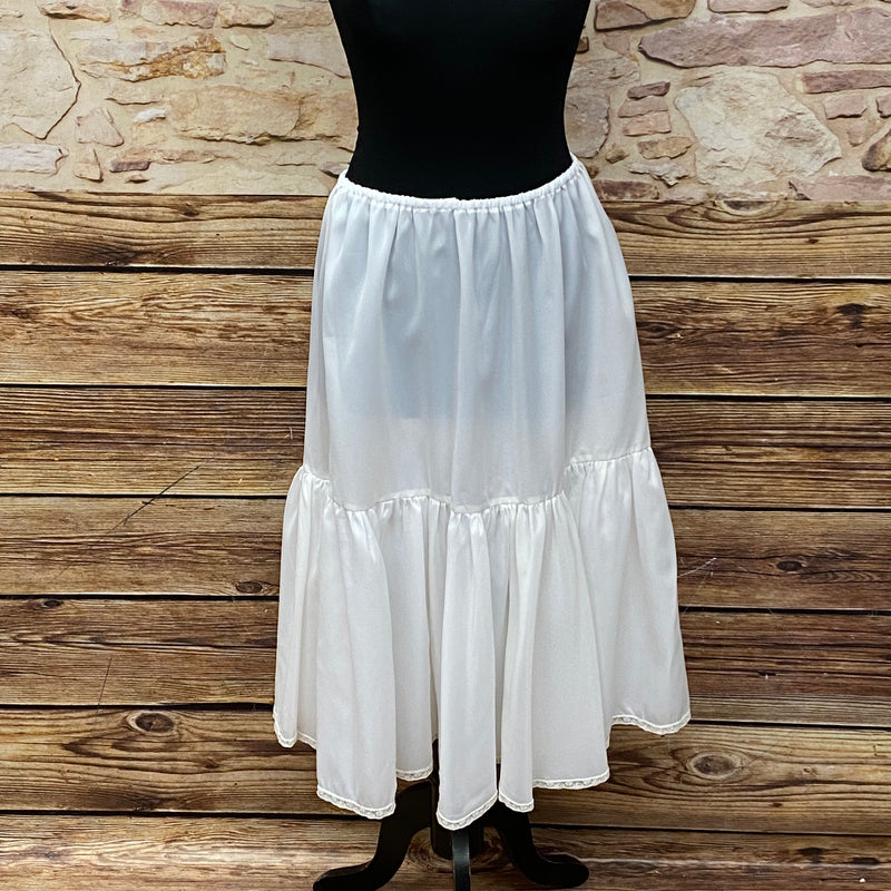 „Vintage Petticoat weiß lang 50er Jahre Unterrock Größe 36 40“