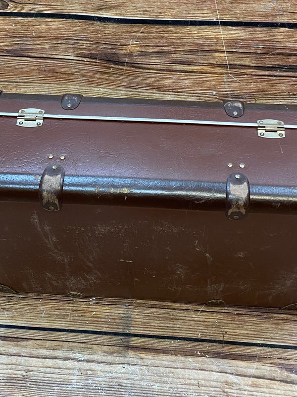 Vintage Reisekoffer 50er Jahre – Oldtimer Steampunk Koffer Theater Requisite, Ansicht 5