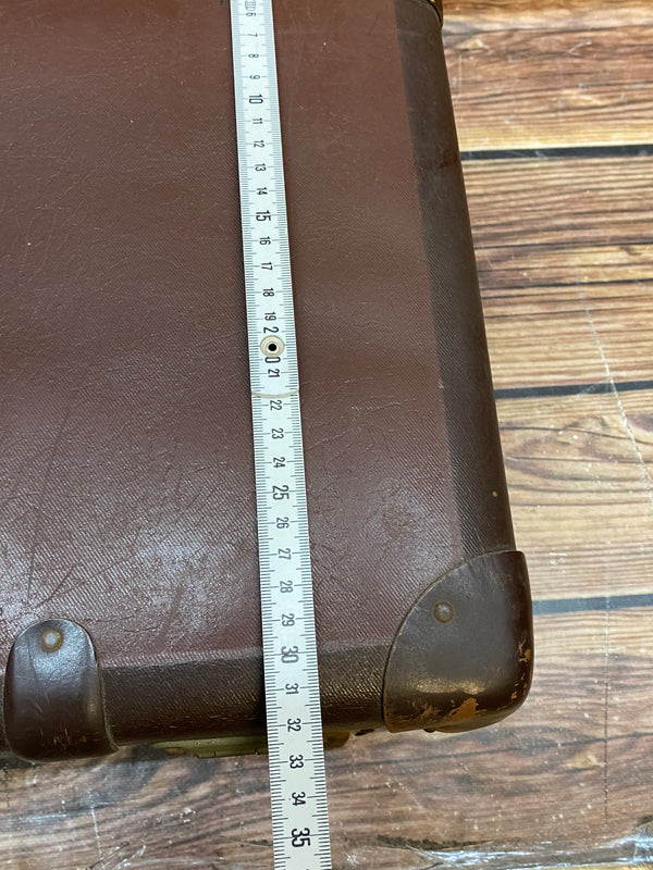 Vintage Reisekoffer 50er Jahre – Oldtimer Steampunk Koffer Theater Requisite, Ansicht 6