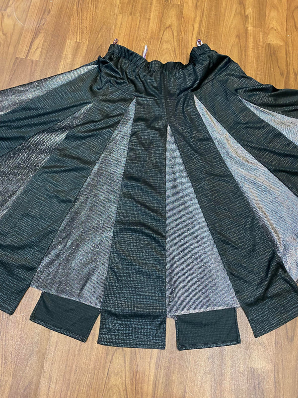 Vintage Rock schwarz mit Glanz-Einsätzen – 20er Jahre Stil Abendgarderobe Größe 48, Ansicht 3