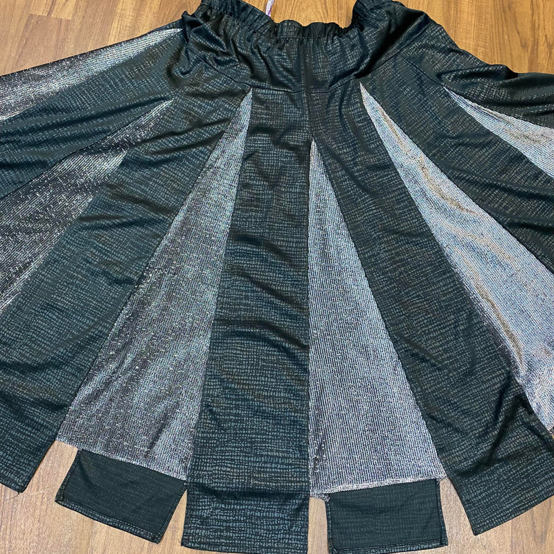 Vintage Rock schwarz mit Glanz-Einsätzen – 20er Jahre Stil Abendgarderobe Größe 48, Ansicht 3