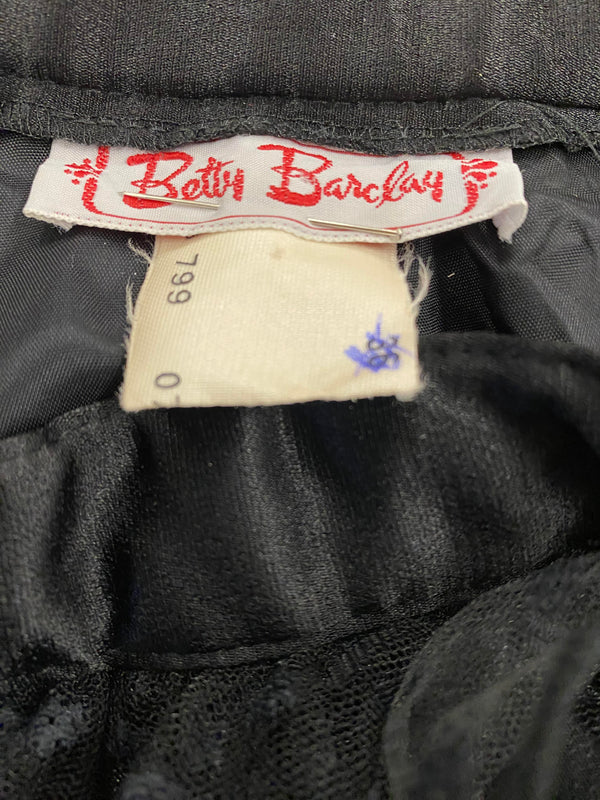 Original Vintage Tüllrock Punktmuster