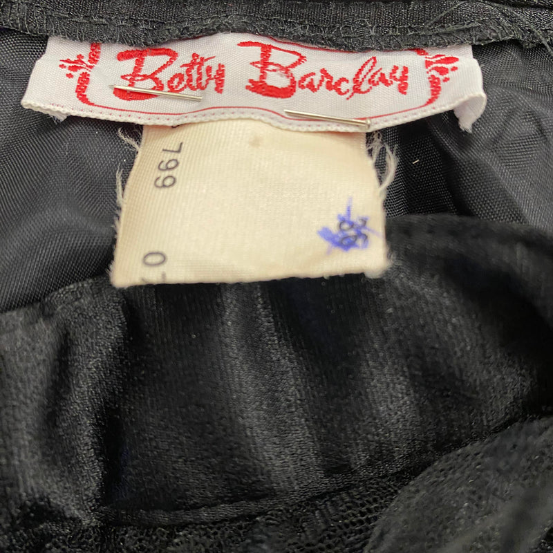 Original Vintage Tüllrock Punktmuster