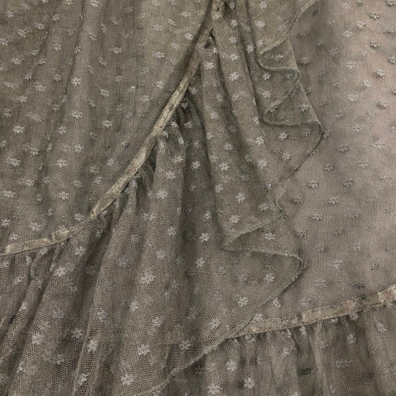 Original Vintage Tüllrock Punktmuster