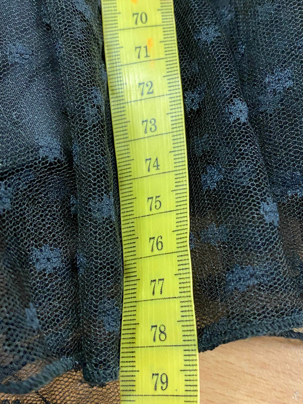 Original Vintage Tüllrock Punktmuster