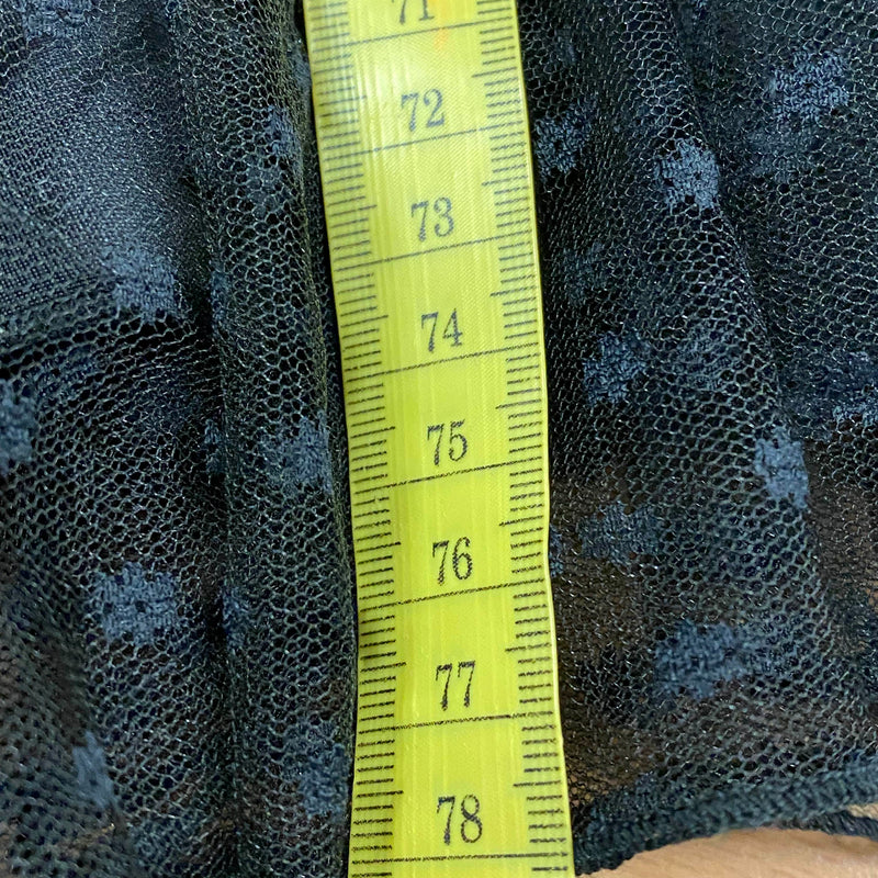 Original Vintage Tüllrock Punktmuster